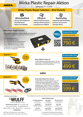 Mirka Plastic Repair-Aktion